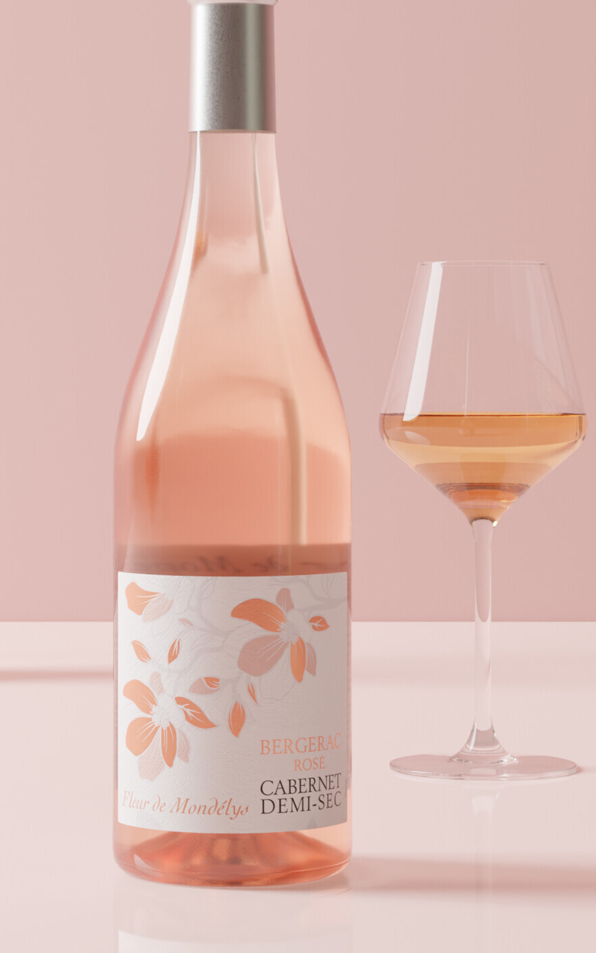 Fleur de Mondelys Bergerac Rosé Demi Sec